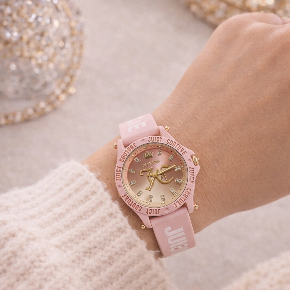 Juicy Couture Rose Gold and Pink Watch - Picture 6 of 6